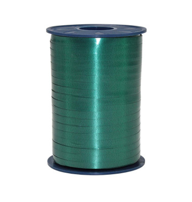 Geschenkband 2525035, Gl&auml;nzend, 5mm x 500m, tannengr&uuml;n