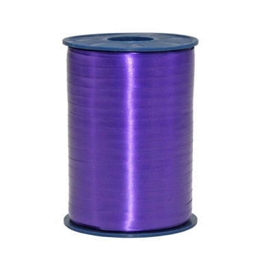 Geschenkband 2525610, Gl&auml;nzend, 5mm x 500m, violett