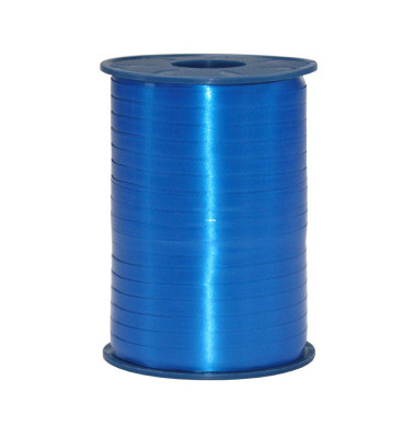 Geschenkband 2525614, Gl&auml;nzend, 5mm x 500m, royalblau