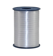 Geschenkband 2525631, Gl&auml;nzend, 5mm x 500m, silber