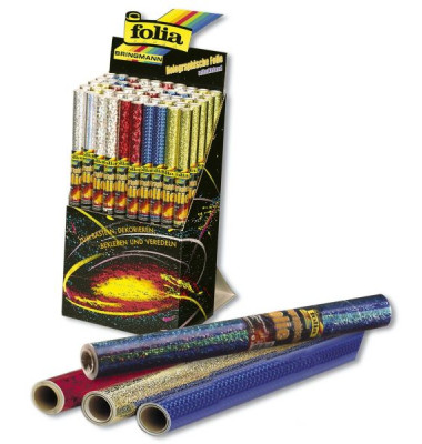 310 1mx40cm Hologrammfolie selbstkl. sort.