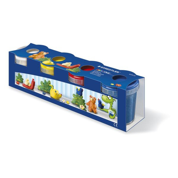 4006608812881 - 8134 01 4x130g sort Modelliermasse Set NorisClub 4006608812881 520 Gramm