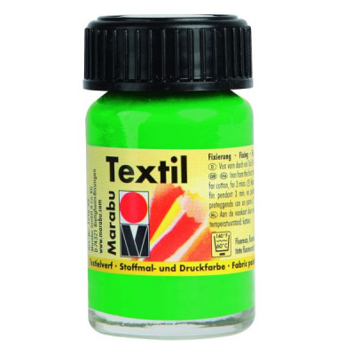 Stoffmalfarbe Textil 1716 39 062, hellgrün, 15ml