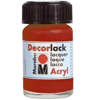 Acrylfarbe Decorlack 1130 39 031, kirschrot, 15ml