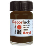 Acrylfarbe Decorlack 1130 39 045, dunkelbraun, 15ml
