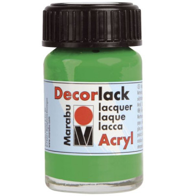 Acrylfarbe Decorlack 1130 39 062, hellgr&uuml;n, 15ml