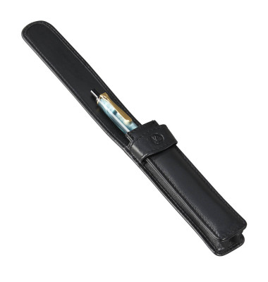 Schreibger&auml;teetui TG11 schwarz f&uuml;r 1 Schreibger&auml;t Nappaleder