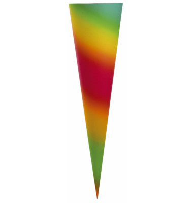 Bastel-Schultüte Regenbogen 70cm rund 97819 Bastel-Schultüte Regenbogen 70cm rund 97819