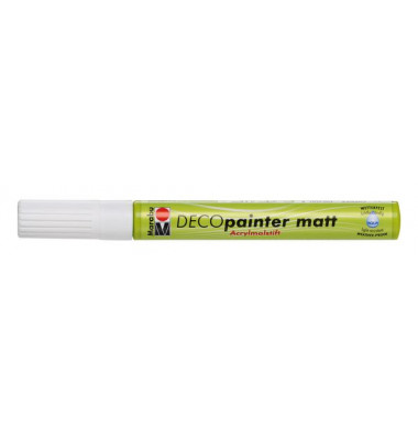 Acrylmalstift 0122 34 070, weiß, 2-4mm