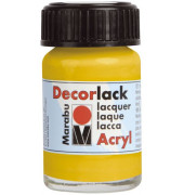 Acrylfarbe Decorlack 1130 39 021, mittelgelb, 15ml