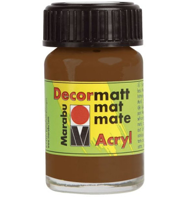 Acrylfarbe Decormatt 1401 39 047, hellbraun, 15ml