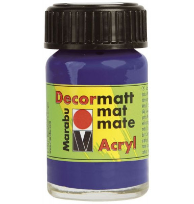 Acrylfarbe Decormatt 1401 39 051, violett dunkel, 15ml