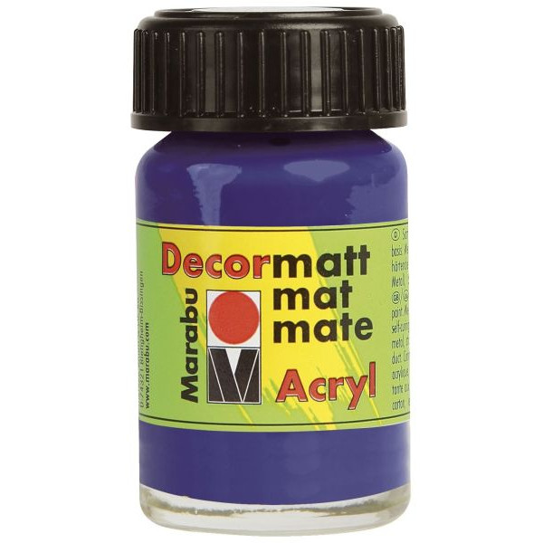 4007751097453 - Acrylfarbe Decormatt 1401 39 051 violett dunkel 15ml 4007751097453 15 Milliliter