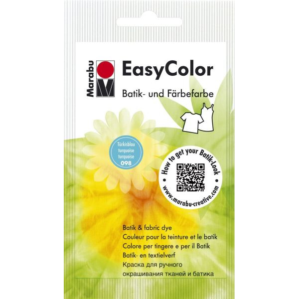4007751011169 - Batik- und Färbefarbe Easy Color 1735 22 098 türkisblau 25g 4007751011169 25 Gramm