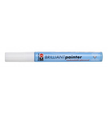 Lackmalstift Brilliant 0121 32 070, weiß, 2-4mm