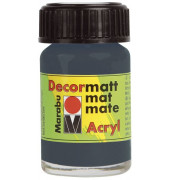 Acrylfarbe Decormatt 1401 39 079, dunkelgrau, 15ml