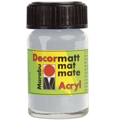 Acrylfarbe Decormatt 1401 39 782, metallic silber, 15ml Acrylfarbe Decormatt 1401 39 782, metallic silber, 15ml