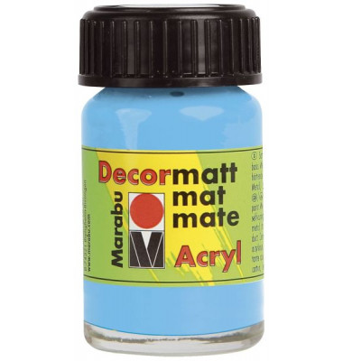 Acrylfarbe Decormatt 1401 39 090, hellblau, 15ml