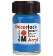 Acrylfarbe Decorlack 1130 39 095, azurblau, 15ml