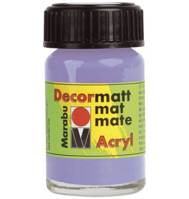 Acrylfarbe Decormatt 1401 39 007, lavendel, 15ml Acrylfarbe Decormatt 1401 39 007, lavendel, 15ml