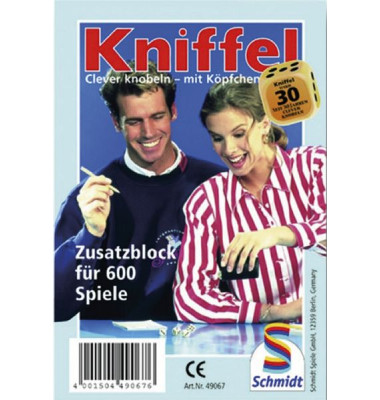 49067 Kniffelblock 600 Spiele