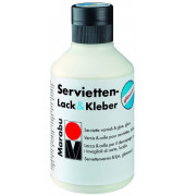 Servietten-Lack & Kleber - glänzend Decoupage & Serviette 1140 13 844, farblos, 250ml