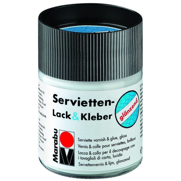 4007751093462 - Servietten-Lack & Kleber - glänzend Decoupage & Serviette 1140 05 844 farblos 50ml 4007751093462 50 Milliliter