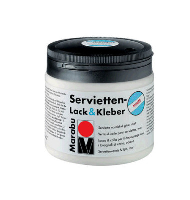 Servietten-Lack & Kleber - matt Decoupage & Serviette 1140 75 843, farblos, 500ml