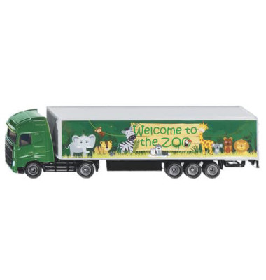 1627 DAF XF Koffer Sattelzug grün Welcome to the Zoo 1627 DAF XF Koffer Sattelzug grün Welcome to the Zoo