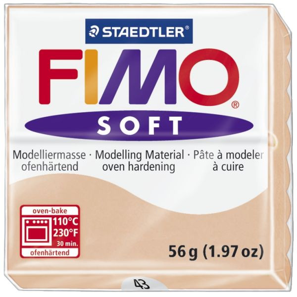 4006608811112 - Fimo Soft 8020-43 Modelliermasse 57g hautfarben hell 4006608811112 56 Gramm