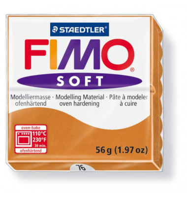 8020-76 Soft 56g Modelliermasse Fimo cognac 8020-76 Soft 56g Modelliermasse Fimo cognac