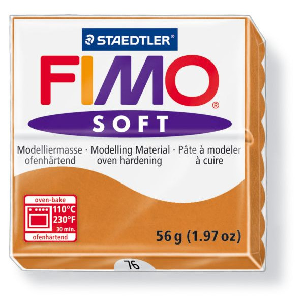 4006608809850 - Fimo Soft 8020-76 Modelliermasse 57g cognac 4006608809850 56 Gramm