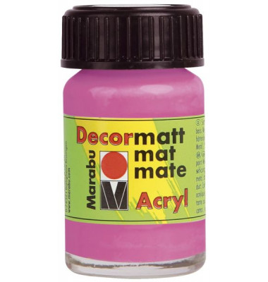 Acrylfarbe Decormatt 1401 39 033, pink, 15ml Acrylfarbe Decormatt 1401 39 033, pink, 15ml