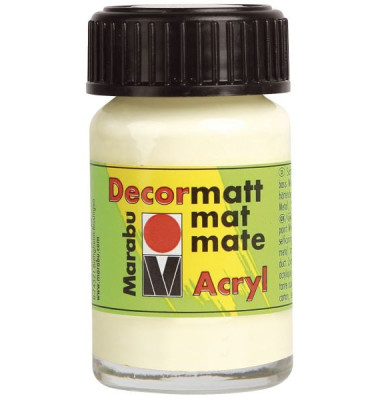 Acrylfarbe Decormatt 1401 39 271, elfenbein, 15ml Acrylfarbe Decormatt 1401 39 271, elfenbein, 15ml
