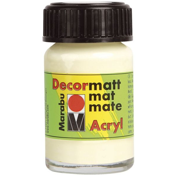 4007751097682 - Acrylfarbe Decormatt 1401 39 271 elfenbein 15ml 4007751097682 15 Milliliter