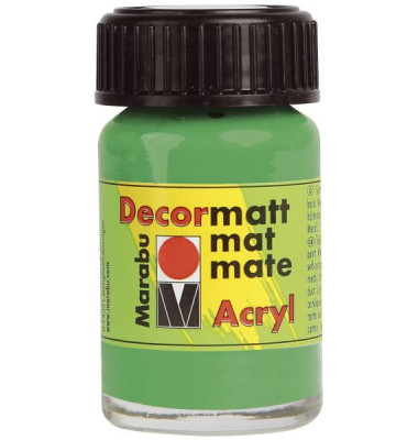 Acrylfarbe Decormatt 1401 39 062, hellgrün, 15ml Acrylfarbe Decormatt 1401 39 062, hellgrün, 15ml