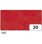 Drachenpapier 82520 70x100cm gefalzt auf 35x50cm 42g rot 25 Bögen