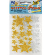 Bastelmoosgummi Stanzteile 2mm stark Sterne 23792