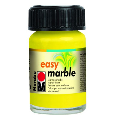 Marmorierfarbe Easy Marble 1305 39 020, zitron, 15ml