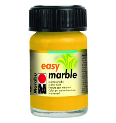 Marmorierfarbe Easy Marble 1305 39 021, mittelgelb, 15ml Marmorierfarbe Easy Marble 1305 39 021, mittelgelb, 15ml