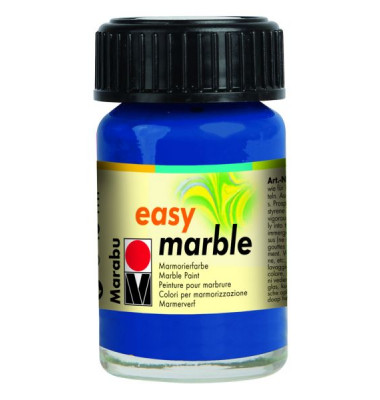 Marmorierfarbe Easy Marble 1305 39 055, ultramarinblau, 15ml Marmorierfarbe Easy Marble 1305 39 055, ultramarinblau, 15ml