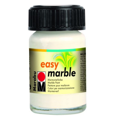 Marmorierfarbe Easy Marble 1305 39 070, weiß, 15ml