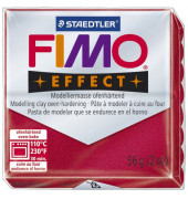Fimo Effect 8020-28 Modelliermasse 57g metallic rubinrot