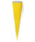Bastel-Schultüte gelb 70cm rund 97814
