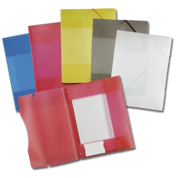 5 Stück Folia Heftbox 6989, A4 farbig sortiert/transparent, Kunststoff 4001868969894 Folia