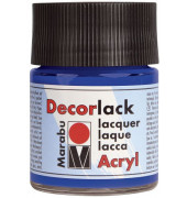 Acrylfarbe Decorlack 1130 05 052, mittelblau, 50ml