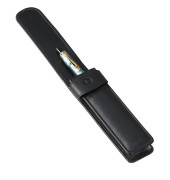 Schreibger&auml;teetui TG21 schwarz f&uuml;r 2 Schreibger&auml;te Nappaleder