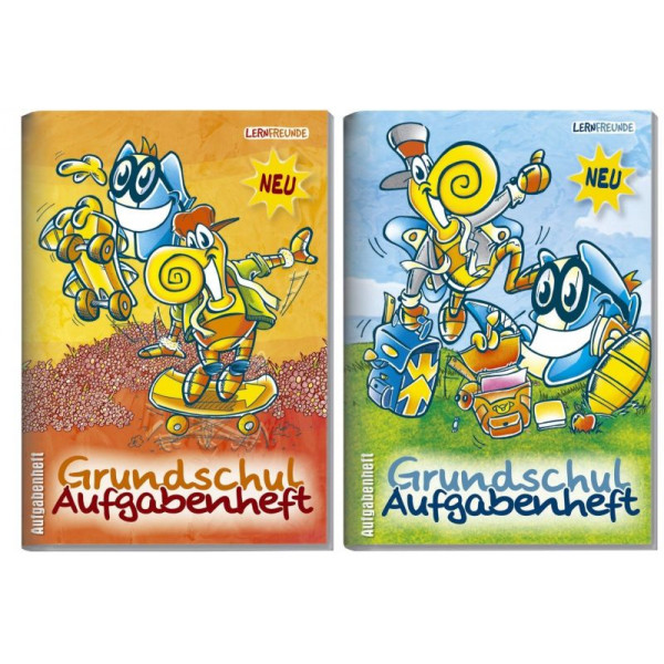 12 Stück Häfft Hausaufgabenheft 2901-4 / Hausaufgaben Lineatur / keine, A6, 80g, sortiert, 32 Blatt / 64 Seiten 9783866793781 Häfft