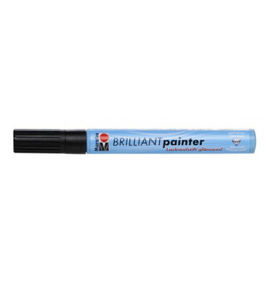 Lackmalstift Brilliant 0121 32 073, schwarz, 2-4mm