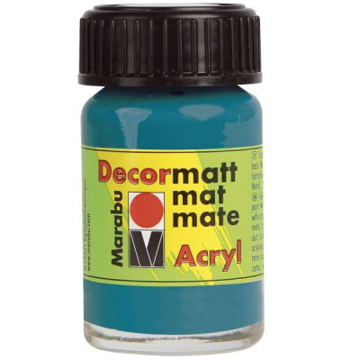 Acrylfarbe Decormatt 1401 39 290, türkis, 15ml Acrylfarbe Decormatt 1401 39 290, türkis, 15ml